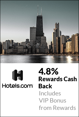 Shop Hotels.com VIP BONUS 3% Rewards.com